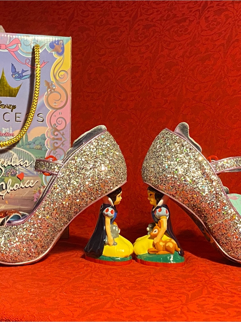 Irregular Choice, Disney Princess “7 is Company” sparkly pumps,Snow White heels - Picture 3 of 16